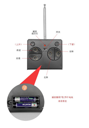 Mini Mini Submarino de control remoto de ultra calzon