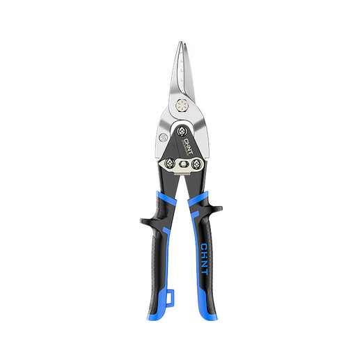 Chint aviation scissors, industrial-grade iron shears, light steel keels, aluminum gusset plates, stainless steel scissors, metal gauze powerful scissors, industrial-grade 10-inch right-head aviation scissors
