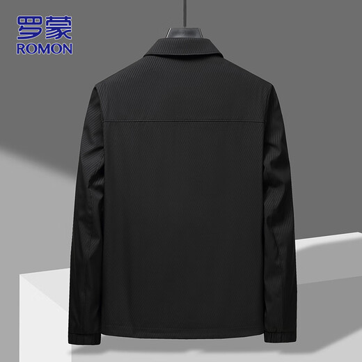 ROMON Executive-Jacke für Herren, Herbst und Winter, Business-Professionelle Jacke, trendiges Top für Papa im jungen und mittleren Alter, Grau, XL