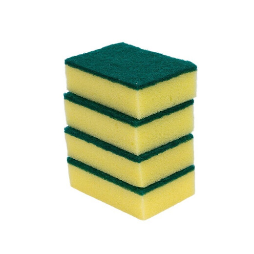 Dishwashing sponge, pot sponge block, kitchen dishwashing scouring pad, 3 sponge wipes