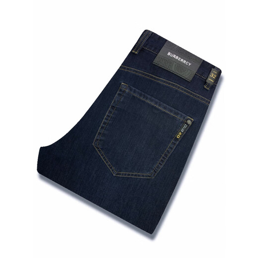 
Septwolves (septwolves) middle-aged and elderly men's jeans spring and summer new elastic versatile trousers loose straight casual business long trousers men 9853 blue gray 30 (2.3 feet waist circumference) 110-120Jin [Jin equals 0.5 kg]