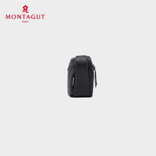 
Mengtejiao neutral fabric new crossbody bag fashionable shoulder bag lightweight travel bag large capacity small variance bag black