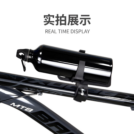 Zhewei bicycle water bottle rack can be hung at will. Universal mountain bike water cup holder. Motorcycle water rack. Bicycle water rack accessories. Thickened - Quick release water bottle rack can be hung at will. Black