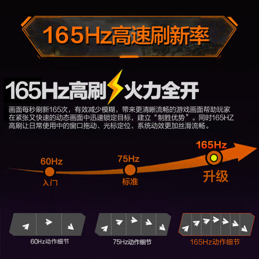 Amoi 34-inch monitor 2K4K ultra-clear 120-180Hz high brush gaming e-sports screen hairtail screen 21 9 curved display screen can be split screen office design stock trading video editing 34-inch quasi 4K165Hz curved black hairtail screen split screen upgrade