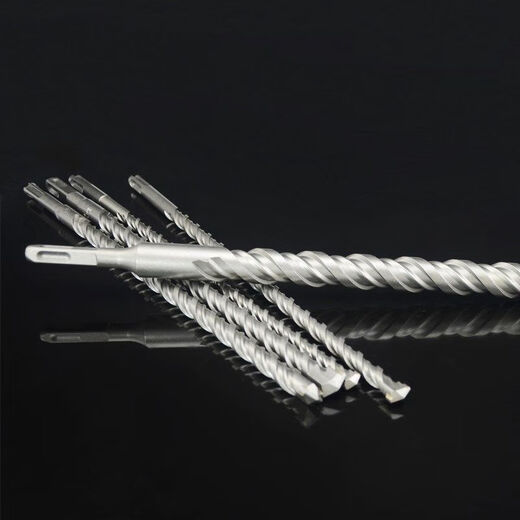 Mo Peng Extended Drill Bit Betcrete через стены Электрический молоток воздействует на две ямы, две канавки, четыре ямы, квадратные ручки 350 мм круглые ручки 12350 (один кусок)