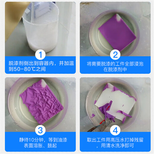 High-efficiency ABS plastic parts paint removal powerful paint remover bumper paint stripping water PCPE paint cleaner 500g trial pack