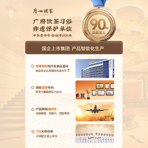 广州酒家利口福 鸡蛋小米糕200g*2袋 16个装 儿童早餐 速食即食 速冻生鲜 半成品