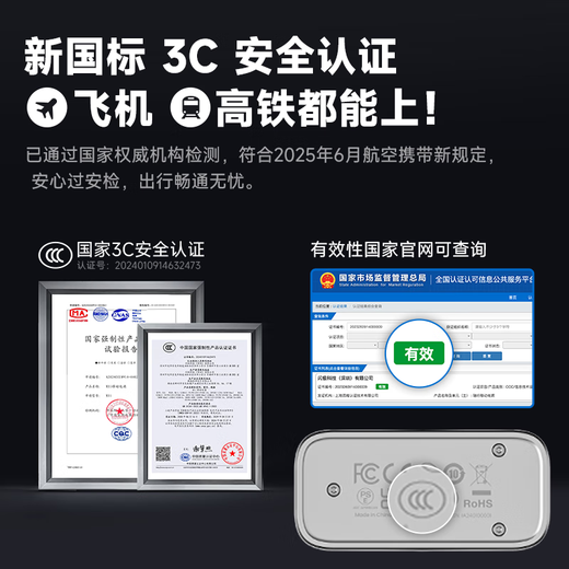 Sharge's new 3C certification 140W Silver Wing new fast charging notebook power bank 20000 mAh large capacity mobile power supply can be used on airplanes and is suitable for Apple 17 mobile phones and tablets