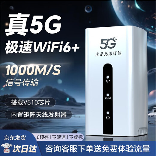 Madrigal True 5G Portátil WiFi6 Enrutador CPE inalámbrico móvil Full Netcom Gigabit Banda dual Portátil Hogar Banda ancha Internet Treasure Mobile Unicom Tarjeta de Internet de tráfico de alta velocidad True 5G Edición exclusiva WIFIPuerto de red de 6 Gigabit Velocidad ilimitada