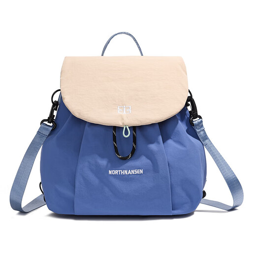 Modekontrastierende Rucksack für Frauen Rucksack Leichtgewicht und einfache Reisetasche School Tasche Bergstasche Neues Frauen -Casual -Rucksack Blau