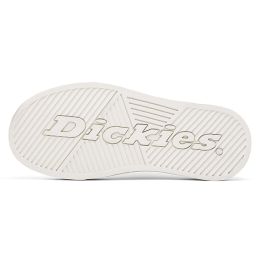 Dickies Britisch bequem und vielseitig dicke Sohle-Kee-resistente Hochhausschuhe Casual White Schuhe Trend Low Top Canvas Schuhe Frauen Beige 35