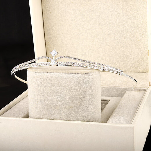 Tong Rubi birthday coming-of-age ceremony 18-year-old crown headdress simple light luxury compact exquisite beauty dress accessories skirt silver crown