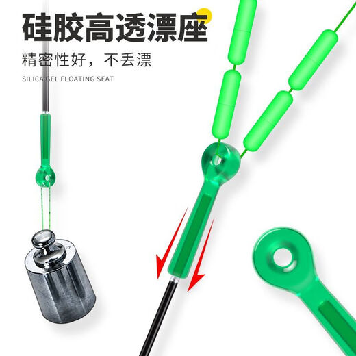 Meikejie can mix and match fishing line set sub-line fishhook main line tied fishing finished line set crucian carp platform fishing gear 3.6m (1 roll) 1.0 main line 8-shaped ring version 0.6 sub-line No. 1 hook