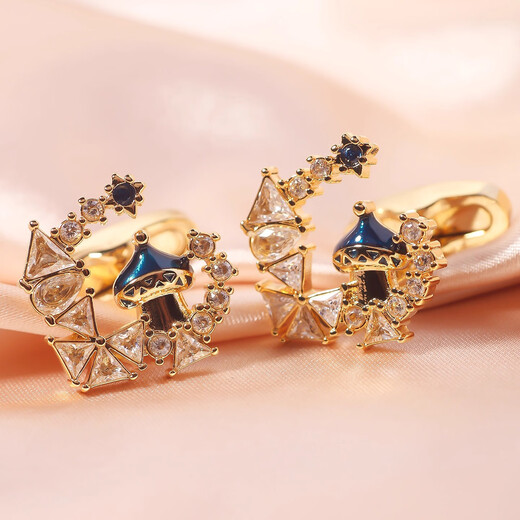 NOSSKISS Yueming Xinqi design crystal cufflinks men's high-end cuff nails custom gift box Yueming Xinqi