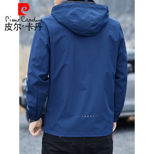 
Pierre cardin 2025 new windproof waterproof charge top men's hat-removable windbreaker outdoor casual jacket sports jacket 6628 [white] M [Pull 95-110Jin [Jin equals 0.5 kg]]
