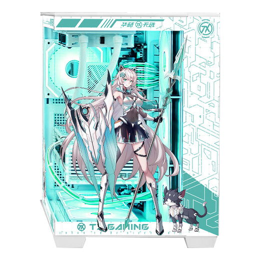 ASUS 24-issue interest-free R9 9950X3D/9800X3D barebone system host Tianxuan theme desktop game console live broadcast design video editing rendering assembly machine complete machine with 3 9800X3D+32G+1T