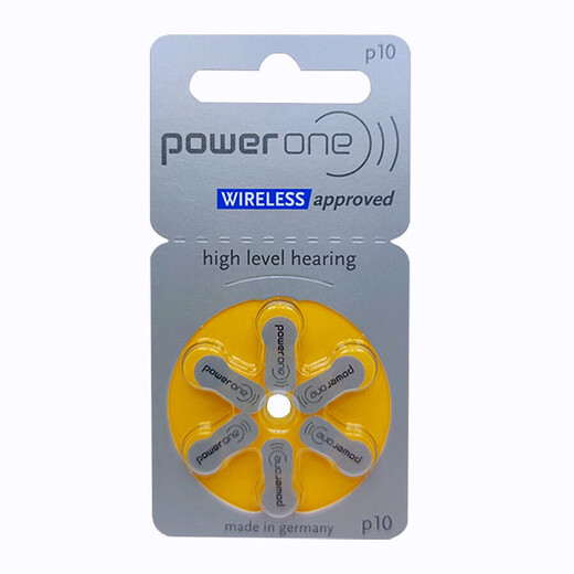 Xunliba importiertes Hörgerät Spezialbatterie für Deutschland P312 P10 P13 P675 Taste Batterie P10 60 Tabletten (Modell überprüfen)