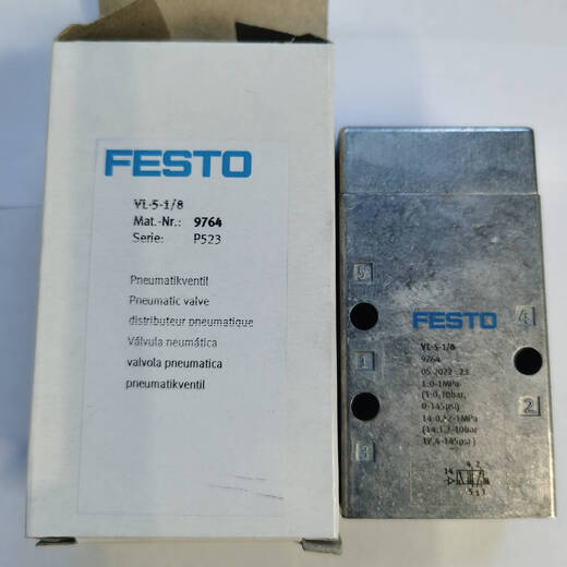 FESTO VL-5-1/8 9764 9199 9445 31000 14294 14952 费斯托电磁阀 9199VL-5-1/4