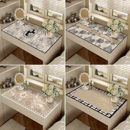 Droixte en cuir européen Mat casse-tête en cuir Tableau de casse-tête imperméable et résistant à l'huile To-out Tissu de style français Grille-nd [1 vs 2] -7374 40 * 60cm