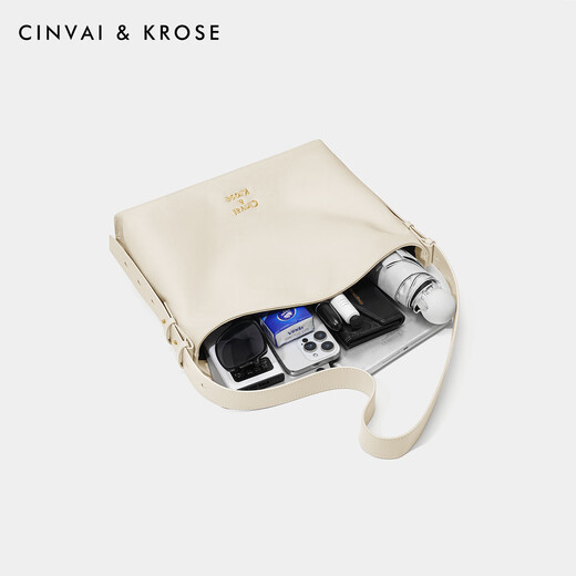 Cinvaikrose Site Web Official Sac à épaule Bag féminin 2025 Nouveau sac à main haut de gamme sac à main d'anniversaire de sac à main chinois cadeau de la Saint-Valentin CK - blanc crème [Envoyer à la petite amie et à la femme]