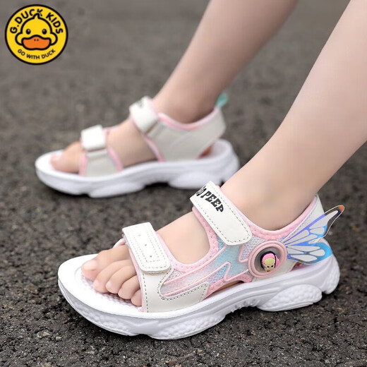 G.Duckkids Little Yellow Duck Summer Summer Sandals Medern y grandes niños de la escuela primaria zapatos de escuela primaria suave