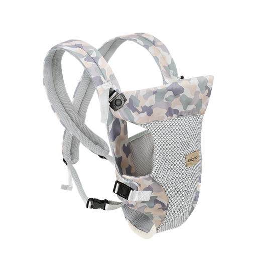 BEiyou-Gurtbaby mit vorderen und hinten zwei Purpose-Baby-Babys mit einfachem Baby mit vorderem und hinten einfachem Baby, das Babyartifakt-Sommer-Geometrie-X-Schultergurt trägt (einfacher Stil)