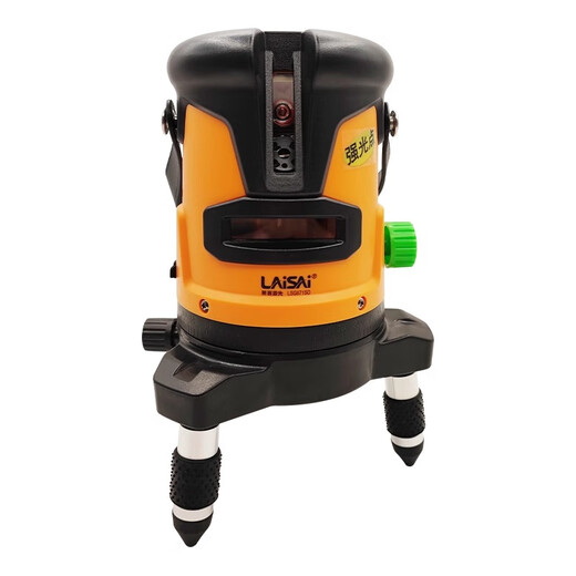 Laser Green Light 2 Lignes LSG671SD Ultra Bright High Light Infrared Level Ligne mince Ligne haute précision avec un point de marteau lourd High Point Point LS671SD rouge 2 ligne Double électrique + support