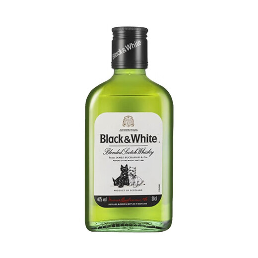 黑白狗品牌授权 黑白狗 Black White 苏格兰威士忌 进口洋酒 帝亚吉欧 黑白狗威士忌 700mL 1瓶