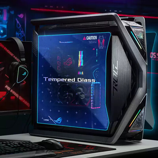 Asus ROG Player Country GR701 Creation God Asus BTF Back Insert Back Edition Full Tower Esports Side Transparent Chassis [Consulting Customer Service Reduction] [Unpacking Special Price] GR701