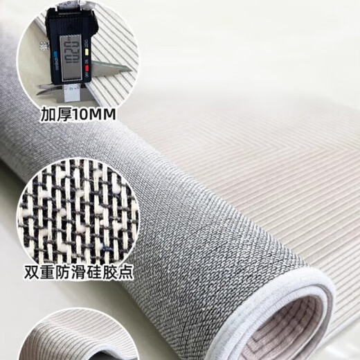 
Very dreamy [Germany] Entry door floor mat feels like entrance door foot mat anti-slip entrance door exterior door mat porch carpet Gray-15271 80cm*120cm [small size recommendation]