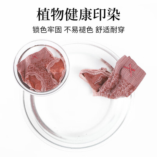 内裤妈妈中老年大码三角内裤女a类抗菌mm内裤老人短裤宽松棉裤头 抗菌蕾丝款 848#高弹(随机色) 1条 XL 码 （推荐：120-150斤）抗菌档