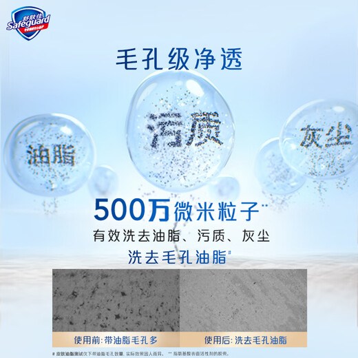 Safeguard Purifying Foaming Shower Gel, Camellia 400g + Pomegranate 400g, long-lasting fragrance, unisex