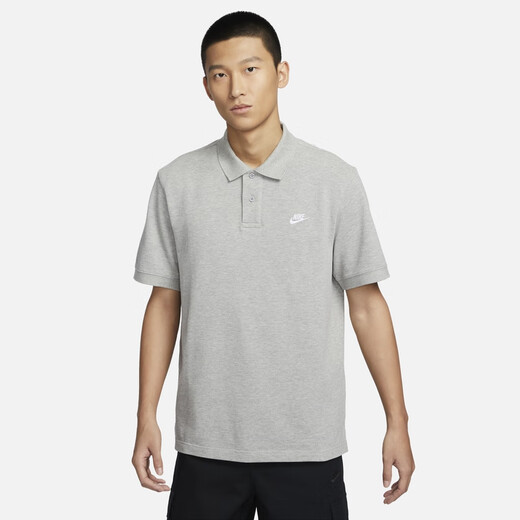 Nike (Nike) Официальная мужская футболка с отворотом с короткими рукавами.