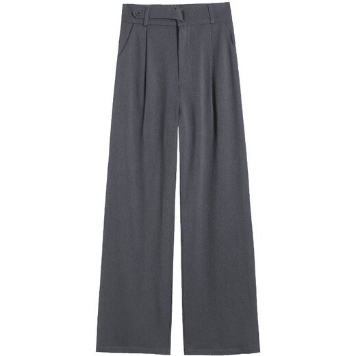 Fhhuabd verdickte Fell und Vlies weit Beinserer loser lässter warmer, gerade warmes Schub kleiner Frauenhose Neue Milch Tee Farbe verlängert 6636 xs