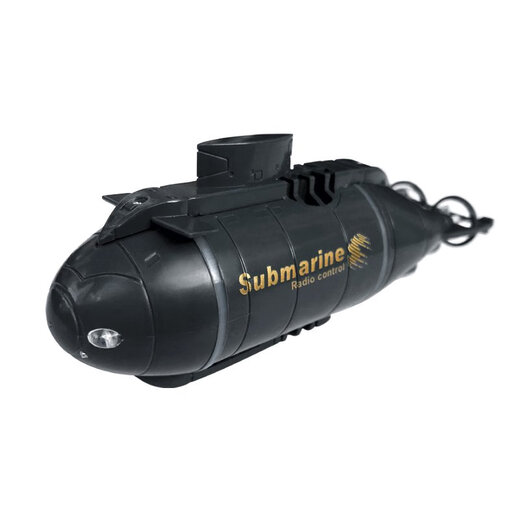 Children's toy remote control mini submarine nuclear submarine charging model boat fish tank water tank yacht simulated speedboat blue submarine four channels high distribution charging head + remote control battery + screwdriver