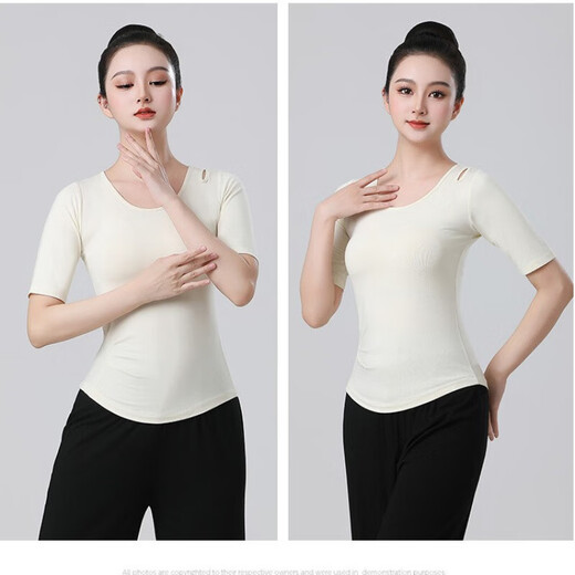 Zailu spring and summer new yoga clothing sports women's suit slim fit hollow Pilates training running fitness milk green top + black wide-leg pants 2XL 2XL120-130Jin Jin equals 0.5 kg