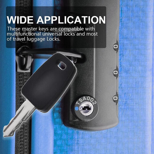 Kann für Koffer -Passwort -Sperrschlüsse wie neue Xiuli Muji Xiaomi TSA007TSA002TSA006 KEYS 1 Black 007 verwendet werden