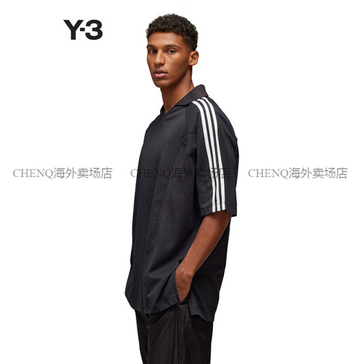Y-3Y3 Yamamoto Yoshi 2025 Frühlings- und Sommer Neuprodukt Fashion Casual Männer und Frauen T-Shirt JN4877 Schwarz XS