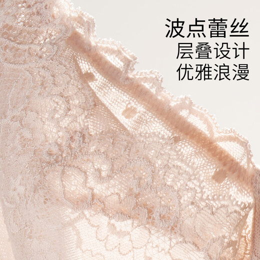 华歌尔Wacoal文胸超薄蕾丝全罩杯胸罩大胸显小内衣女收副乳瘦WB8520