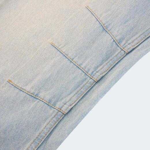 
Adidas (adidas) women's scimitar denim wash denim loose casual style LA old jeans KG0200 26