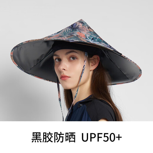 Kenmont foldable sunny and rainy lightweight hat, head-mounted fishing umbrella hat, outdoor play sunshade and sun protection hat km-6126