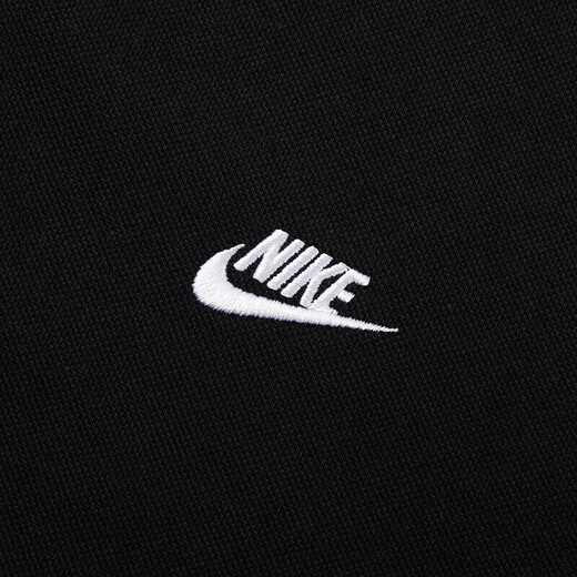 Nike (Nike) T-shirt officiel de magasin de navire nouveau Golf de sport de golf Casual Running à manche à manches courte Polo Breathable Fn3895-010 Coton-Black S (165 / 84A)