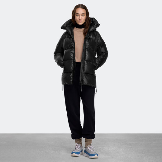 Canadá Cypress Cypress Women's Short Down Jacket Parker Big Goose Down Classic Updicalade 2239L 61 Negro Se recomienda elegir un tamaño más pequeño, este modelo es más grande en tamaño XS