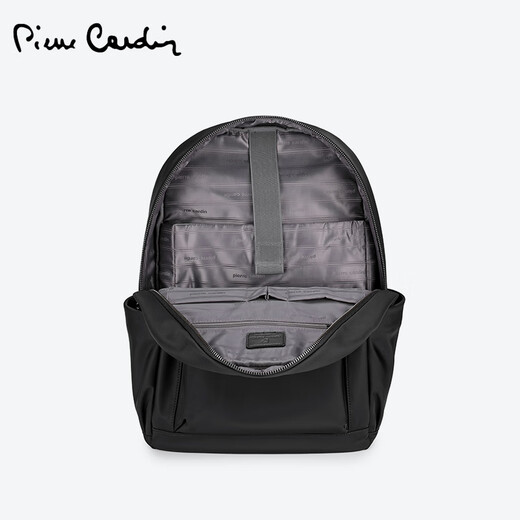 Pier Cardin Backpack Men's NOUVEAU MENCE MODIALE BUSINESS BUSINESS MODE VOLUSATILE Sac d'ordinateur décontracté sac à dos Men de voyage pour hommes de voyage Black [Brand Authentic Product - Fake One and Ten Finees]
