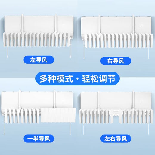 Pajini air conditioner windshield anti-direct blow wall-mounted universal confinement air guide plate outlet left and right air-conditioning louver cover plate up and down left and right adjustable air guide hundred-page model 86*20CM