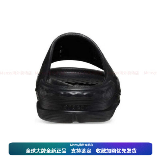 Crocs круглая голова мягкая подошва, воздухопроницаемые шлепанцы для мужчин и женщин, черные 36-37