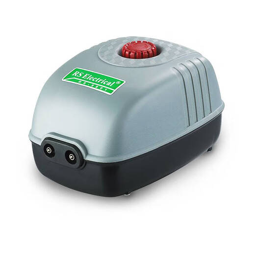 LISM水族箱氧气泵超养鱼增氧泵大功率小型家用充氧双孔四孔打氧 RS-9901增氧双泵5W)