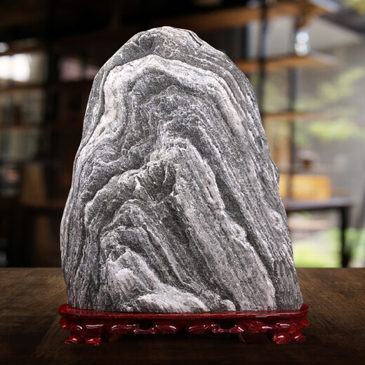 Auténtico Taishan Stone Gandang Visualización de piedra Piedra Reparación de esquina doméstica Adornos de piedra de interiores y al aire libre T2694 REPARACIÓN