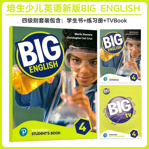 [Peking Pick Books] [Note -Lehre] Pearson Langwen Kinder Englisch Neue Version Original Zweite Ausgabe Neue Englisch Level 123456 Level 1 (Student Book + Training Book + TVBook) + Kursschiffe