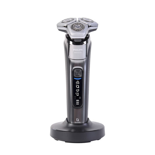 Philips (Philips) Shaver 9 Series S9647 стирать умный бритье электрический подарок для парня S9642 SP9883 Богатый золото (с подставкой для зарядки, уборщик) Подарочная сумка